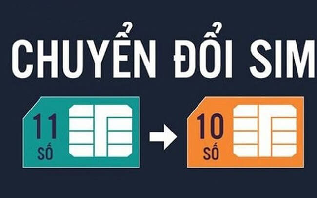 Chuyển đổi thuê bao di động từ 11 số sang 10 số