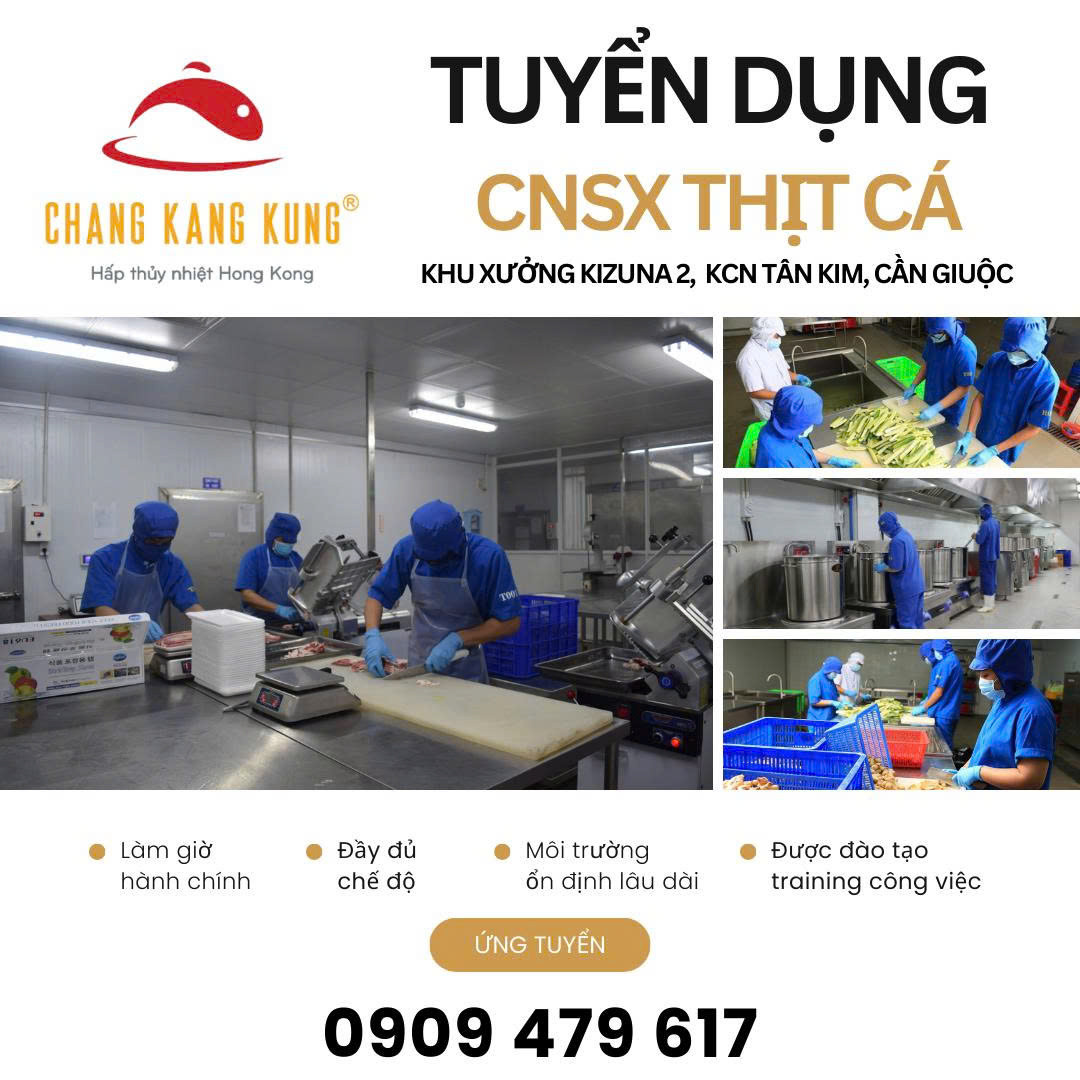 CÔNG TY TNHH MTV NPF TUYỂN DỤNG CÔNG NHÂN SẢN XUẤT THỊT, CÁ