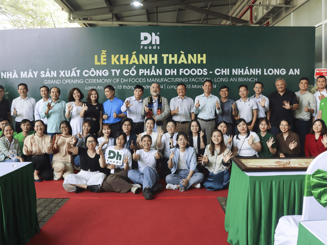 Grand openning ceremony of DH foods manufacturing factory - Long An branch in Kizuna